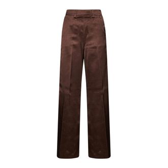 Herno Broeken, Dames, Bruin, M, Wijde broek