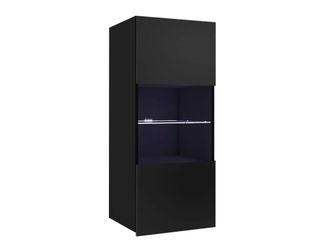 Mirjan24 Mirjan24 - Armario De Pared Tivdalu 102, Negro + Negro Brillante