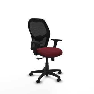 Piqueras y Crespo Silla De Oficina Piqueras Y Crespo Negra Malla Y Cuero
