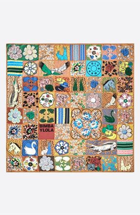 Bimba & Lola Mosaic Scarf in Camel at Nordstrom