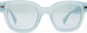 Amiri Pearl/Blue Classic Logo Sunglasses