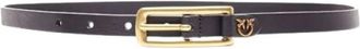 Pinko Pinko, Accessoires, Dames, Zwart, L, Leer, Pinko - Accessoires > Riemen