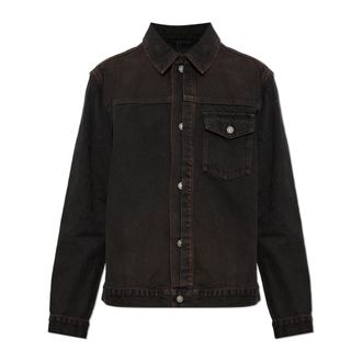 AllSaints Jassen, Heren, Bruin, XS, Denim, Roth Denim Jacket