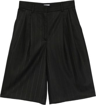 Andamane Shorts gessati Xiana - Nero