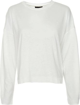 Drykorn Truien & Vesten, Dames, Wit, S, Katoen, Licht Gebreide Trui