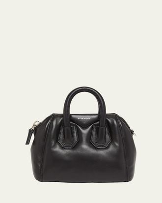 Givenchy Antigona Puffy Top-Handle Bag in Leather