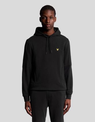 Lyle & Scott Lyle And Scott Mens Sports Tape Hoodie - Black - Size: 44