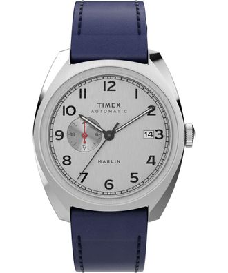 Timex Marlin Mens Blue Watch TW2V61900 Leather (archived) - One Size