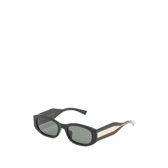Gucci Sunglasses, female, Black, Size: 55 MM Rectangular Sunglasses
