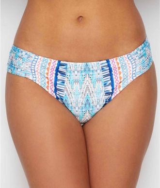 La Blanca Milano Side Shirred Hipster In Multi