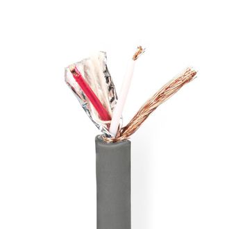 Nedis Cable Dmx 110 Ohm 20 X 012 Mm 1000 M Redondo Pvc Gris Oscuro Bobina