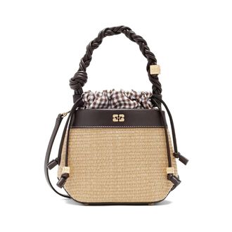 Ganni Bou Bucket Bag - female - Ganni - Bucket Bags - Brown - ONE SIZE - Bags