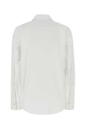 Gucci Womens White Poplin Shirt Exterior: Cotton Camicie