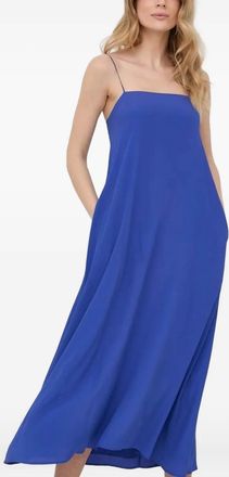 Liviana Conti Abito midi con scollo quadrato - Blu