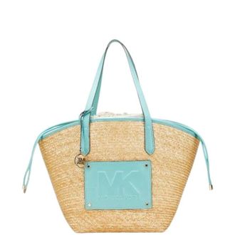 Michael Kors Pre-owned Tote Bags, female, Beige, Size: ONE SIZE Pre-owned Leather Shoulder Bag