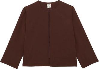 Ines De La Fressange Magoo Straight Jacket - Dames - Zomerjassen - Bruin - 2XS - Jassen