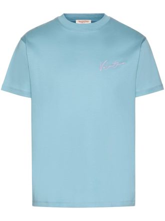 Valentino Garavani T-shirt con logo - Blu