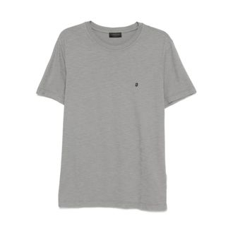 Dondup T-Shirts, male, Gray, Size: XL T-shirt