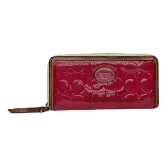 Coach Portafoglio in tela Pre-owned - - Pre-owned - Donna - Rosso - ONE SIZE