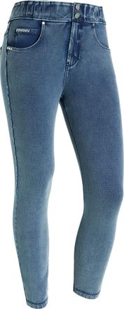 Freddy Pantaloni N.O.W. skinny vita media in jersey effetto denim