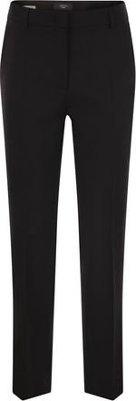 Max Mara Womens Canon - Wool Cigarette Trousers - Black - Size EU 32 (Womens)