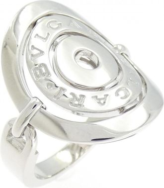 Bulgari White Gold White Gold (18K) Band Ring (Pre-Owned)