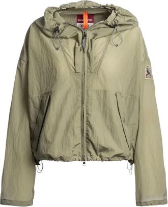 Parajumpers Eka Hooded Jacket - Dames - Windbreakers - Groen - XS - Nylon - Fitness