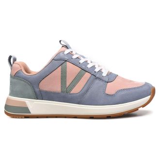 Vionic Curran Rechelle Nubuck Womens Lace Up Trainers - Misty - Size:UK 6.5