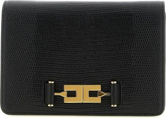 Elisabetta Franchi Pochette Effetto Coccodrillo - - Bags - Donna - Nero - ONE SIZE
