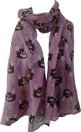 GlamLondon Animals Print Scarf Large Size Soft Fashion Animal Pattern Women Wrap (Dusky Pink)