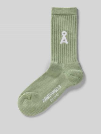 Armedangels Armedangels Socken aus Baumwoll-Mix Modell SAAMUS BOLD in Mint, Gr&ouml;&szlig;e 35-38