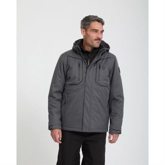 Spyder Mens Snow System Ski Jacket in Polar - Grey - Size X-Large