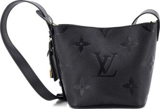 Louis Vuitton All In Monogram Empreinte Giant BB bucket bag - Nero