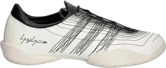 Yohji Yamamoto Regu Embroidery - Heren - Sneakers - Beige - 44 EU - Leer - Schoenen