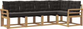 vidaXL Conjunto De Sof&aacute;s De Exterior 5 Uds. Vidaxl