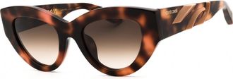 Roberto Cavalli SRC009M 02BV Shiny Dark Havana/Light Brown