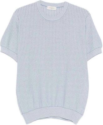 PIACENZA 1733 Short Sleeve Crew-Neck Sweater