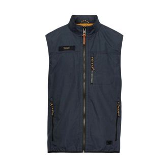 Camel Active Mouwloze bodywarmer - Heren - Jassen - Blauw - Maat: 2XL