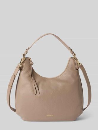 Coccinelle Hobo Bag mit Tragehenkel Modell REBEKKA in Taupe, Gr&ouml;&szlig;e 1