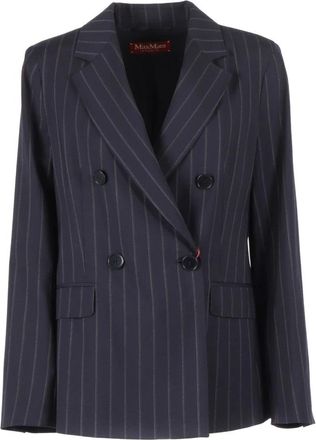 Max Mara Blazers, female, Blue, Size: M Giacca Onagro