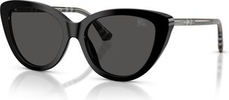 Burberry Dark Grey Cat Eye Ladies Sunglasses BE4457 416587 55