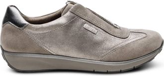 Aetrex Womens Megan Arch Support Sneaker In Pewter