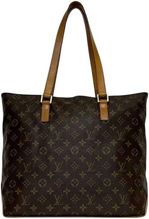 Louis Vuitton Monogram Brown Monogram Leather Tote Bag (Pre-Owned)