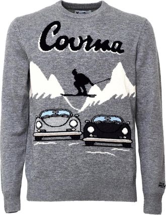 MC2 Saint Barth Maglione Girocollo Heron - - Knitwear - Uomo - Grigio - M