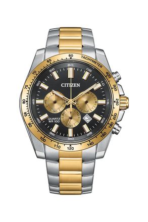 Citizen Chronograph Quartz Black Dial Mens Watch AN8234-58E