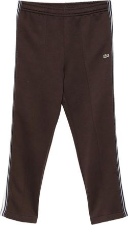 Lacoste Pantaloni con logo - Marrone