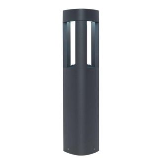 Netlighting Tribeca Outdoor Bollard Light Frosted Acrylic Grey IP54