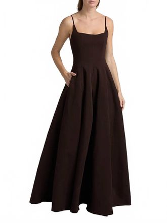 Staud Joy Maxi Dress In Earth