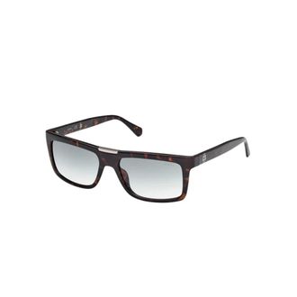 Guess Rectangular Sunglasses - male - Guess - Sunglasses - Brown - 56 MM - Accessories