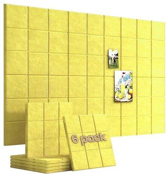 OEM Tablero De Fieltro, 6 Piezas, 3030 Cm, Adhesivos De Fieltro Para Pared, Adhesivos Fotogr&aacute;ficos Pared, Adhesivos Fondo Pared, Adhesivos Pared Diy